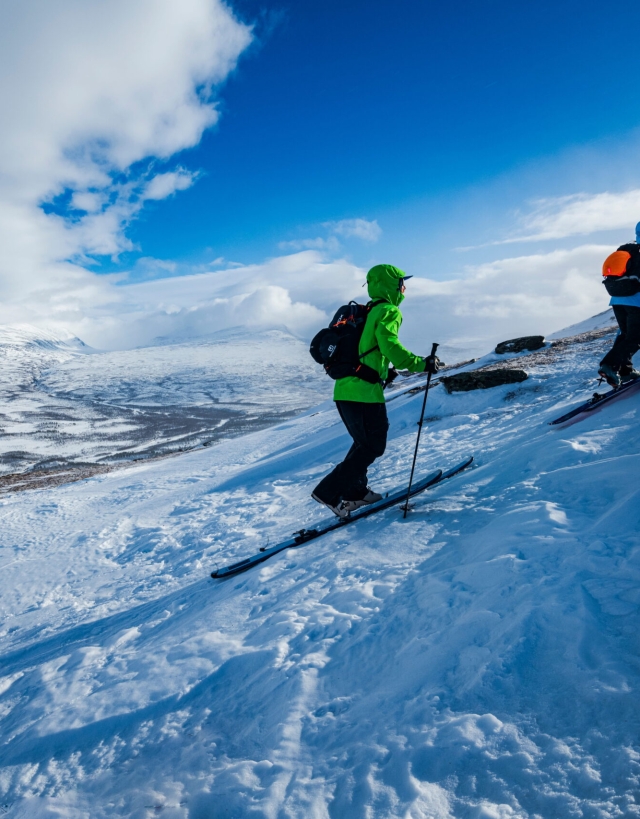 Abisko, malmbanan, skidåkning, Foto: Mattias Fredriksson