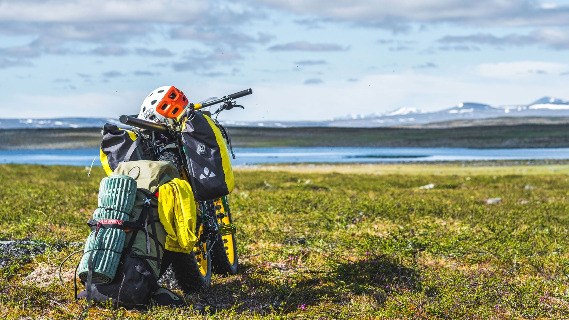 Fly fishing and fat biking in Sandåslandet – Swedish Lapland
