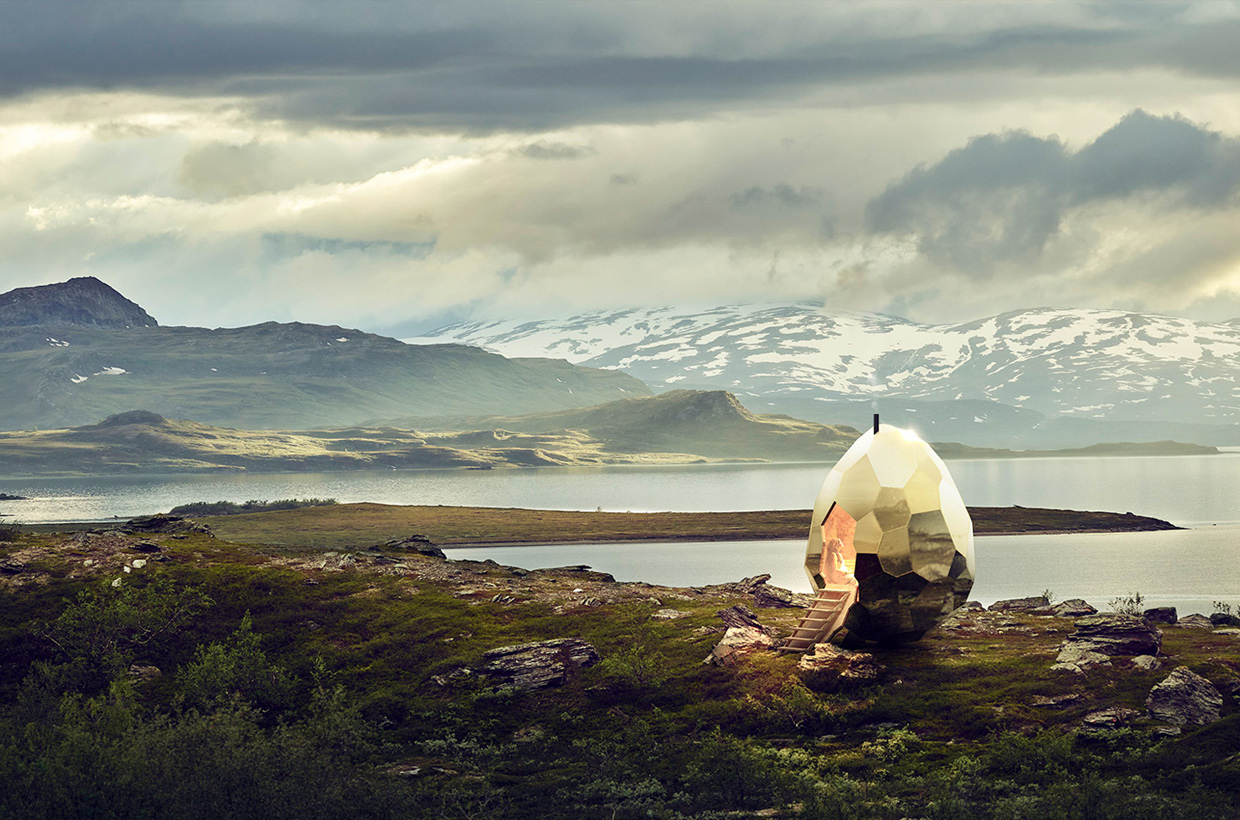 Solar Egg: bastuns resa – Swedish Lapland